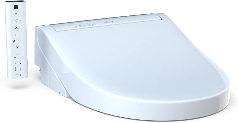 Photo 1 of (READ FULL POST) TOTO SW3083#01 WASHLET C5 Round Electronic Bidet Toilet Seat, C5Round, Cotton White
