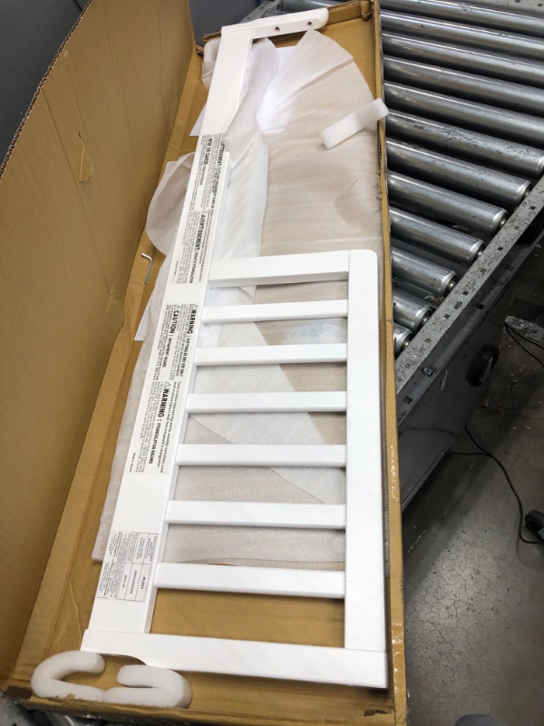 Photo 2 of DaVinci Toddler Bed Conversion Kit (M3099) in White Finish