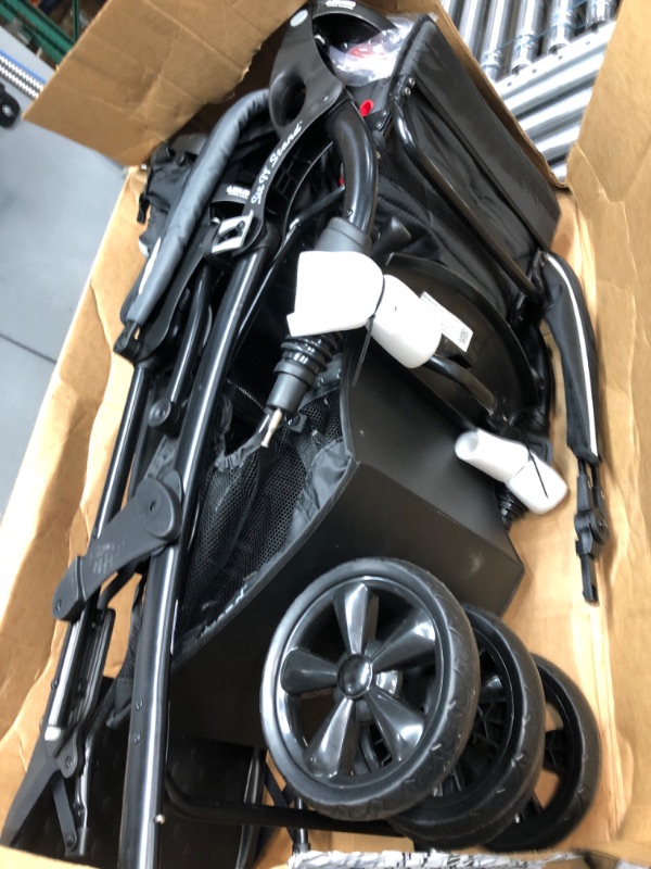 Photo 1 of Baby Trend Sit and Stand Double Stroller, Onyx Onyx Sit N Stand Double