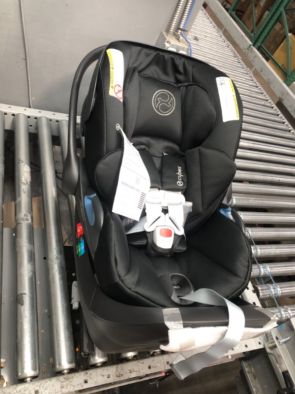 Photo 2 of Cybex Cloud G Comfort Extend Infant Car Seat with Anti-Rebound Base, Linear Side Impact Protection, Latch Install, Ergonomic Full Recline, Extended Leg Rest, Moon Black