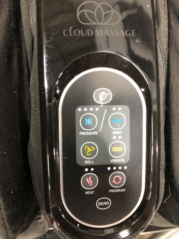 Photo 3 of **NONREFUNDABLE**FOR PARTS OR REPAIR**SEE NOTES**
Cloud Massage Shiatsu Foot Massager for Circulation and Pain Relief - Foot Massager Machine for Relaxation, Plantar Fasciitis Relief, Neuropathy, Heat Therapy - FSA/HSA Eligible (Black - with Remote)