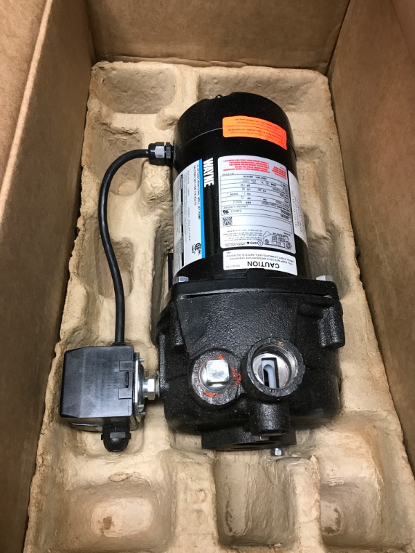 Photo 2 of WAYNE CWS50-1/2 HP Cast Iron Convertible Jet Well Pump - Up to 408 Gallons Per Hour - Heavy Duty Jet Well Pump 0.5 HP Upgraded