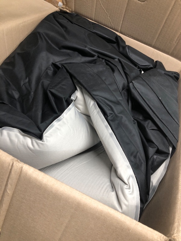 Photo 2 of **PARTS ONLY**NON REFUNDABLE NO RETURNS SOLD AS IS**
 Signature Collection Queen Air Mattress with Built in Pump,18” Luxury Air Mattress with Silk Foam Topper for Camping, Home & Guests, Durable Fast & Easy Inflation/Deflation Airbed Black Black Queen