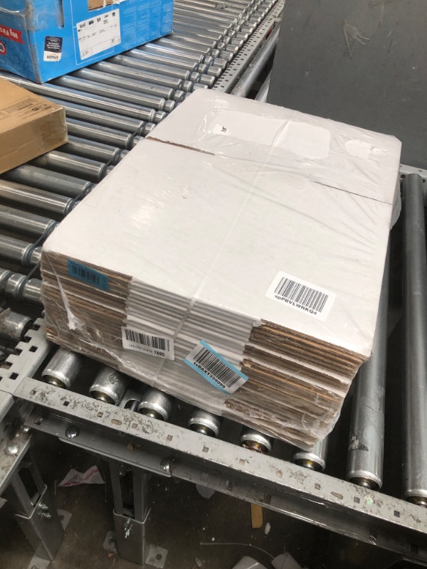 Photo 1 of Box Partners 12" x 10" x 6" White Corrugated Boxes (12106W) Category: Shipping and Moving Boxes