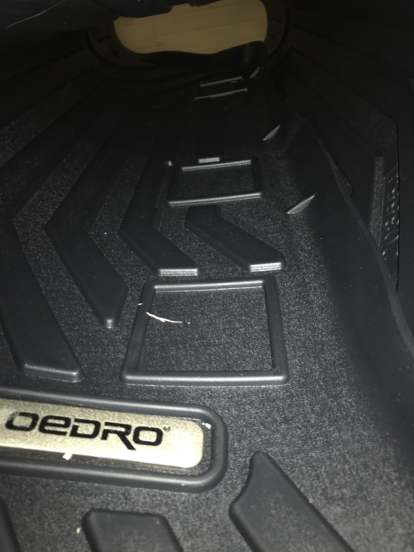 Photo 2 of OEDRO Trunk Mats Fits for 2018-2023 Jeep Wrangler Unlimited with subwoofer, Black Wrangler JL Cargo Liner (Not for JK, Not for 2-Door, Not for 4xE Models) 2018-2023 Jeep Wrangler JL 2018-2023 Wrangler JL Cargo Liners