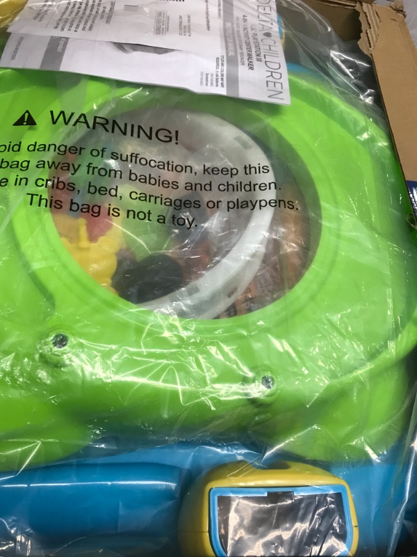 Photo 3 of Delta Children Lilâ€™ Play Station 4-in-1 Activity Walker - Rocker, Activity Center, Bouncer, Walker - Adjustable Seat Height - Fun Toys for Baby, Blue 25.98x29.53x25.2 Inch (Pack of 1)