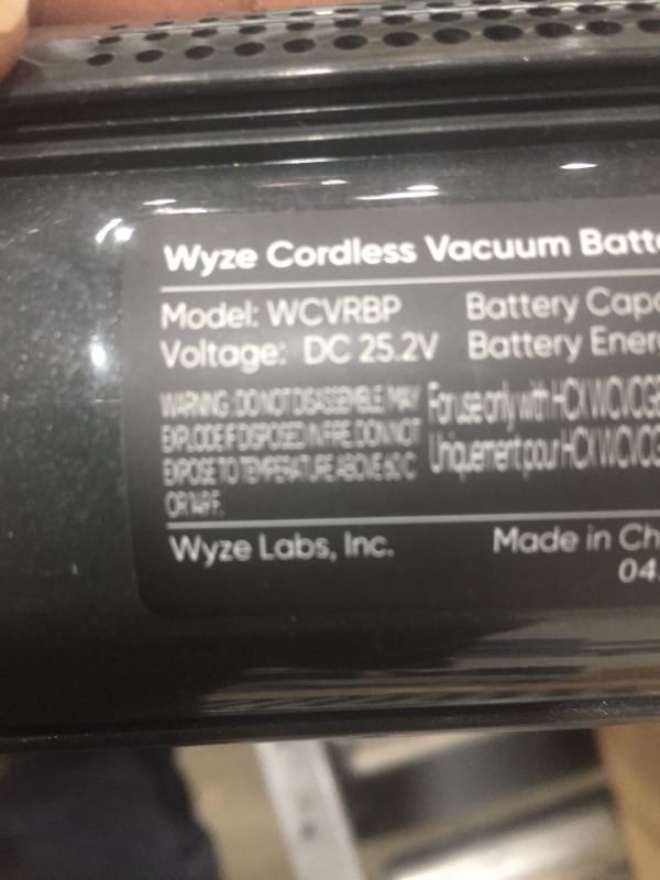 Photo 4 of **SEE NOTES**
WYZE Cam V3 and Cordless Vacuum, Baby Monitor with Camera and Audio Color Night Vision Motion and Sound Detection 1080p Indoor/Outdoor Security Camera 