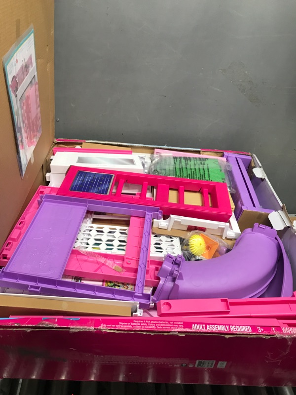 Photo 2 of Barbie Dreamhouse, Doll House Playset with 70+ Accessories Including Transforming Furniture, Elevator, Slide, Lights & Sounds Wheelchair Accessible Elevator