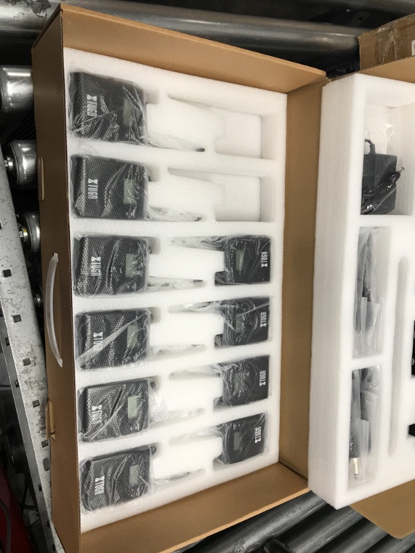 Photo 1 of Xtuga RW2080 in Ear Monitor System 2 Channel Bodypack Monitoring with in Earphone Wireless SR2050 Type! (10 bodypack with Transmitter)