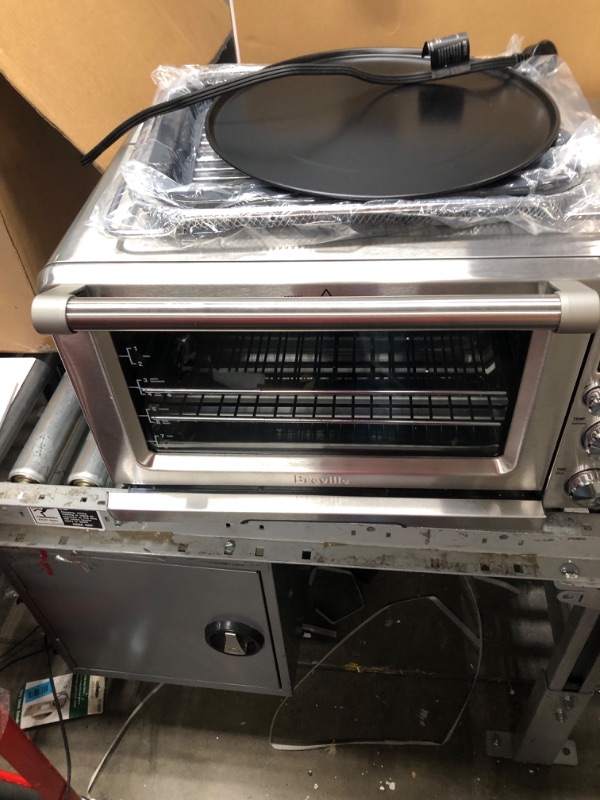 Photo 2 of **NON FUNCTIONAL* FOR PARTS ONLY**
Breville Smart Oven Air Fryer Pro, Brushed Stainless Steel, BOV900BSS New