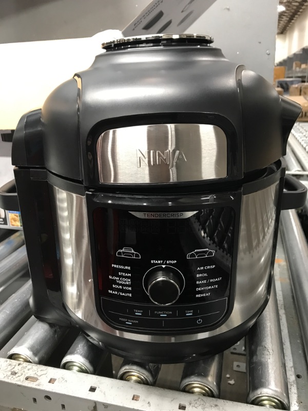 Photo 4 of NINJA FD401 Foodi 8-qt. 9-in-1 Deluxe XL Cooker & Air Fryer-Stainless Steel Pressure Cooker, 8-Quart, (Renewed)
