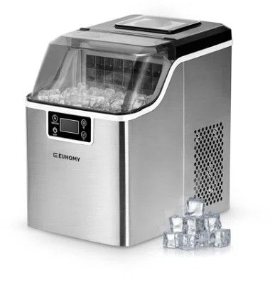 Photo 1 of Plastic Development 45 Lb. Daily Production Cube Ice Portable Ice Maker
