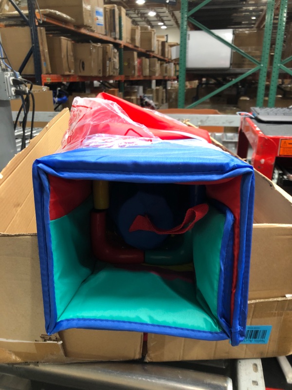 Photo 1 of Baby Play Portable Playard Play Pen with Mattress Safety Baby Playard with Door Activity Center for Toddler Boys Girls Fun Time Indoor and Outdoor 39inch x 39inch ?Colorful?
