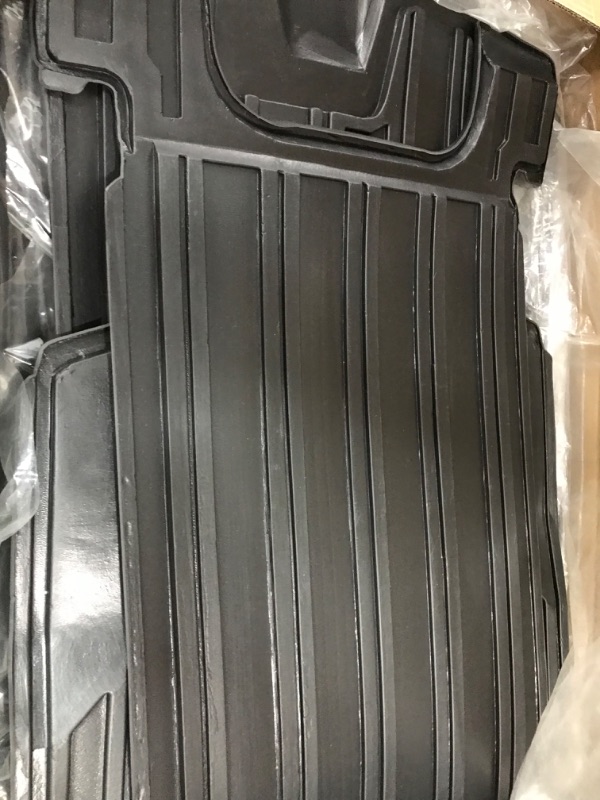 Photo 3 of for 2021 2022 2023 Toyota Sienna Floor Mats & Cargo Mats (W/ Spare Tire, 7 Seater), for Sienna Floor Liners Trunk Liners, All Weather Waterproof Car Floor Mats for Toyota Sienna 2022 2021 Accessories