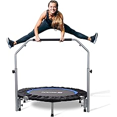 Photo 1 of 48” fitness Trampoline with hand bar