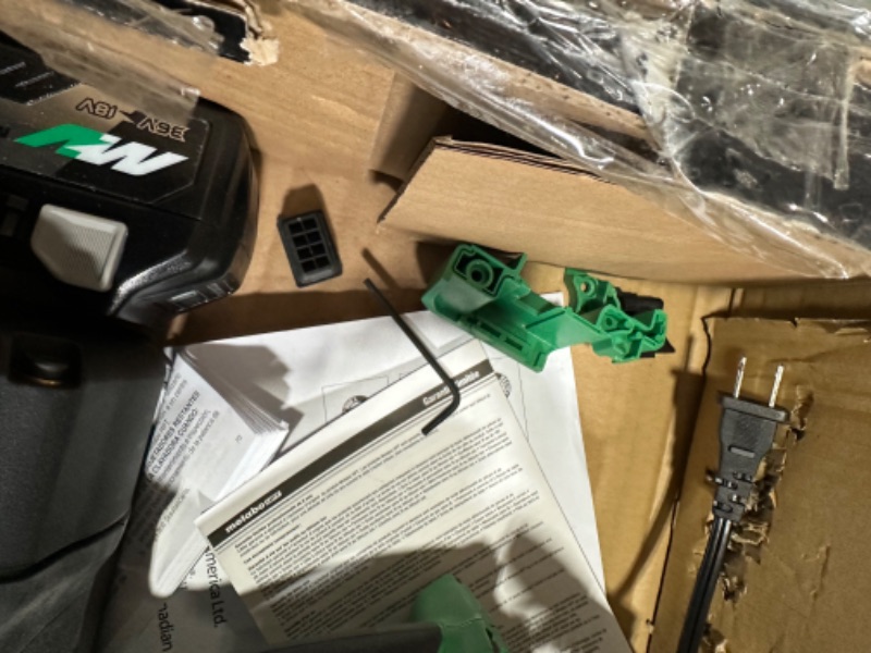 Photo 1 of **MAJOR DAMAGE**NON-FUNCTIONAL**
Metabo HPT 36V MultiVolt Cordless Framing Nailer