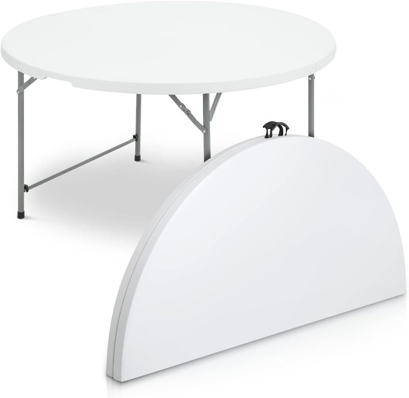 Photo 1 of 4Ft Portable Round Foldable Table