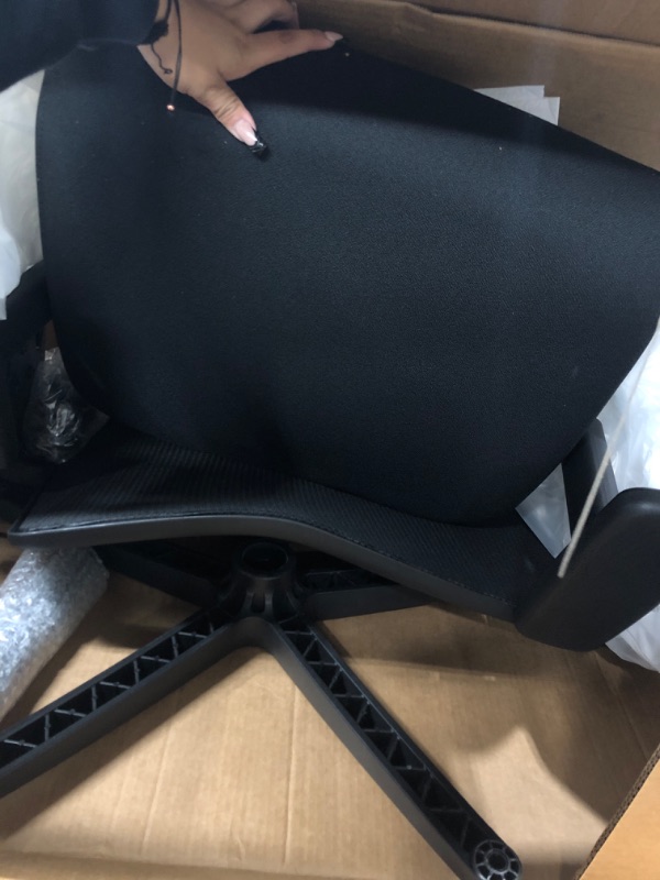 Photo 1 of Ignition 2.0 Mid-Back Adjustable Lumbar Office Chair Black - HON
