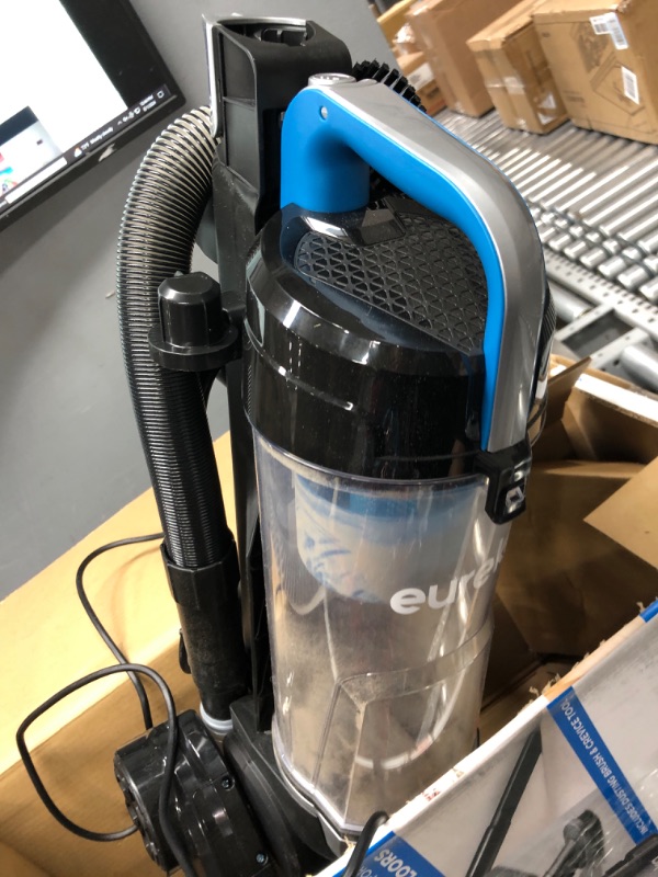 Photo 2 of Eureka Airspeed Ultra-Lightweight Compact Bagless Upright Vacuum Cleaner, Replacement Filter, Blue Blue AirSpeed + replacement filter