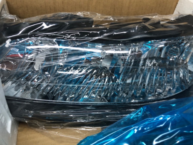 Photo 1 of ADCARLIGHTS for 1997 1998 1999 2000 2001 2002 2003 Malibu Headlight Assembly Headlights for 1997-1999 Oldsmobile Cutlass 2004-2005 Chevy Classic Headlamp Replacement Left and Right - Chrome Housing