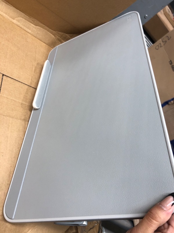 Photo 1 of 12" X 20" GREY LAPTOP TABLE 