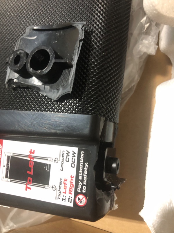Photo 1 of **TESTED POWERS ON, HAS SMALL END PIECE BROKEN SEE PHOTOS** Sperax Walking Pad,Under Desk Treadmill,Treadmills for Home,Walking Pad Treadmill Under Desk,320 Lb Capacity Black