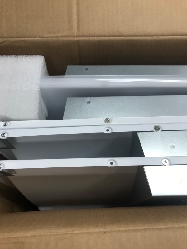 Photo 3 of Hykolity 2x4 LED Troffer Panel Light, 36W/42W/50W Switchable, 3500K/4000K/5000K, 3960/4620/5500 Lumens, 0-10V Dim for Drop Ceiling, CCT Watt Tunable LED Flat Troffer, ETL, 4 Pack 3500k/4000k/5000k Cct 2x4 FT