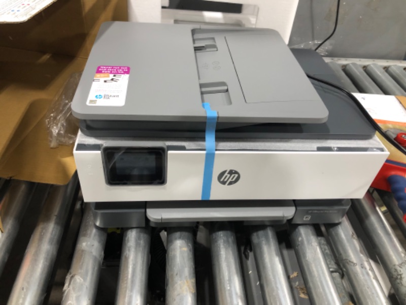 Photo 1 of HP OfficeJet Pro 8034e Wireless Color All-in-One Printer with 1 Full Year Instant Ink,White