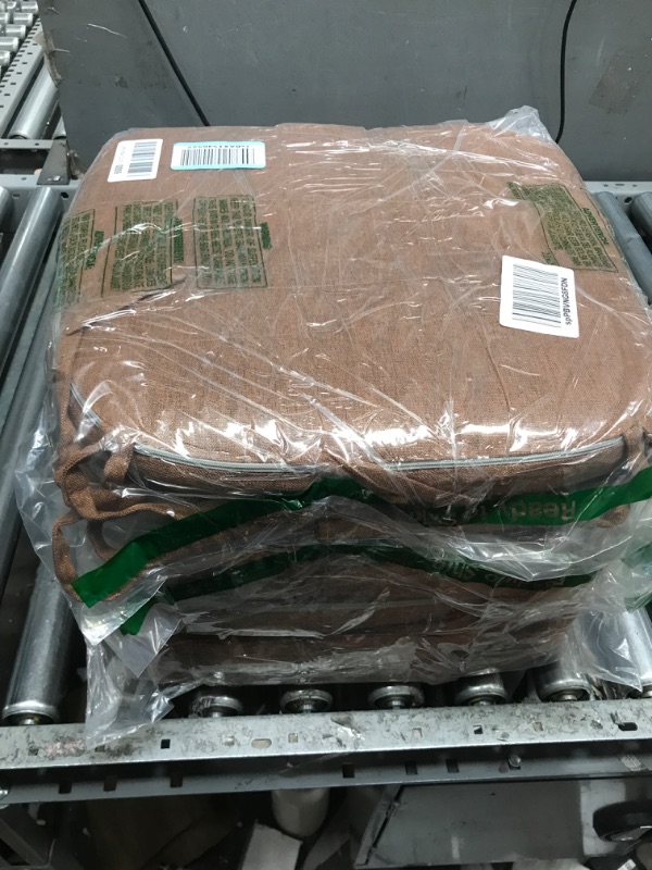 Photo 1 of 6 Pack of Tieable Brown Seat Cushions 