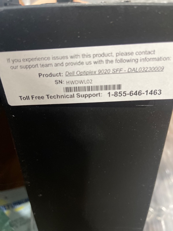 Photo 4 of **SEE NOTES**
Dell Optiplex 9020 Small Form Factor Desktop with Intel Core i7-4770 Upto 3.9GHz, HD Graphics 4600 4K Support, 32GB RAM, 1TB SSD, DisplayPort, HDMI, Wi-Fi, Bluetooth - Windows 10 Pro (Renewed) Intel Core i7-4770 | No Optical