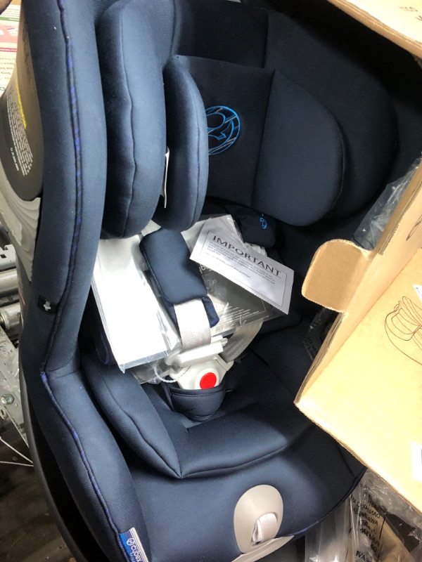 Photo 3 of Cybex Sirona S Rotating Convertible Car Seat with SensorSafe 2.1, Children Newborn to Four Years, Easy Child Load, Infant Baby Toddler Preschooler, Indigo Blue Car Seat Indigo Blue