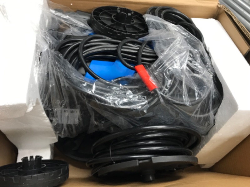 Photo 2 of Pressure Washer 3800PSI Electric Pressure Washer 2.0GPM Power Washer 1800W High Power Washer Surface Cleaner Machine with Hose Reel & Detergent Tank & 5 Nozzles Blue