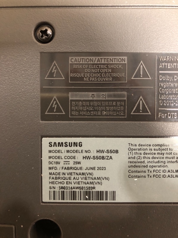 Photo 2 of SAMSUNG HW-C450 2.1ch Soundbar w/DTS Virtual X, Subwoofer Included, Bass Boost, Adaptive Sound Lite, Game Mode, Bluetooth, Wireless Surround Sound Compatible, Alexa Built-in (Newest Model) HW-C450 Soundbar