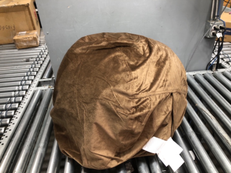 Photo 1 of  Bean Bag Chairs in Multiple Sizes and Colors: Giant Foam-Filled Furniture - Machine Washable Covers, Double Stitched Seams, Durable Inner Liner. (3000, Brown Fur)
**** STOCK PHOTO FOR REFERENCE ONLY ****