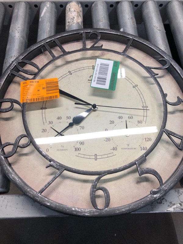 Photo 1 of 16 in. Indoor/Outdoor 3D Clock
