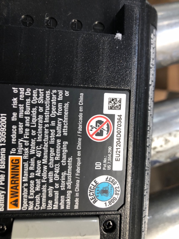 Photo 2 of 40V Lithium-Ion 2.0 Ah Battery
