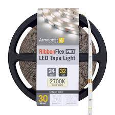 Photo 1 of RibbonFlex Pro 32.8 ft. (10M) 24-Volt LED Tape Light, Soft White (2700K), 60 LEDs/M
