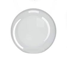 Photo 1 of 12 in. Dia Globe Clear Smooth Acrylic with 5.25 in. Inner Diameter Neckless
