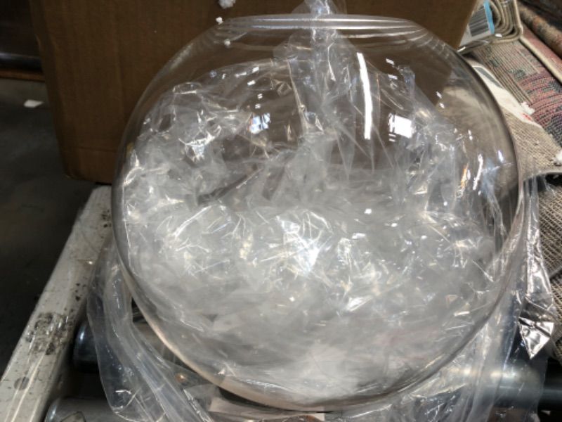 Photo 2 of 12 in. Dia Globe Clear Smooth Acrylic with 5.25 in. Inner Diameter Neckless
