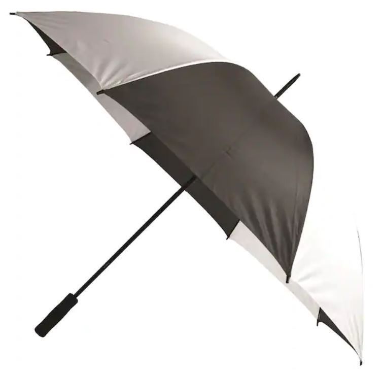 Photo 1 of 2 pack - FIRM GRIP Golf Umbrella in Black and White- 