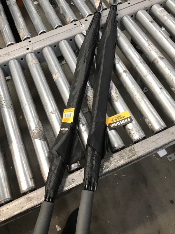 Photo 1 of 2 pack - FIRM GRIP  Golf Umbrella in All Black