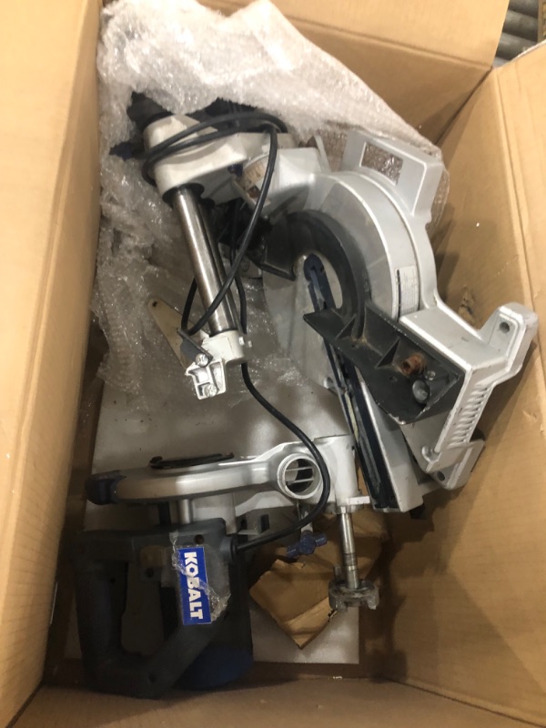 Photo 2 of *parts only* Kobalt | Compount Miter Saw Double Bevel - 7 1/4-in - 10 Amps | Rona
