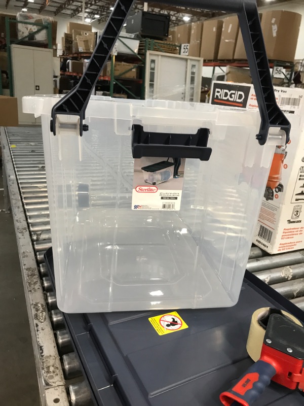 Photo 1 of 160 Qt. Wheeled Storage Box