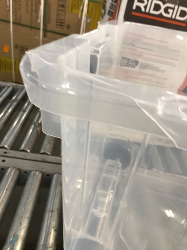 Photo 1 of 160 Qt. Wheeled Storage Box