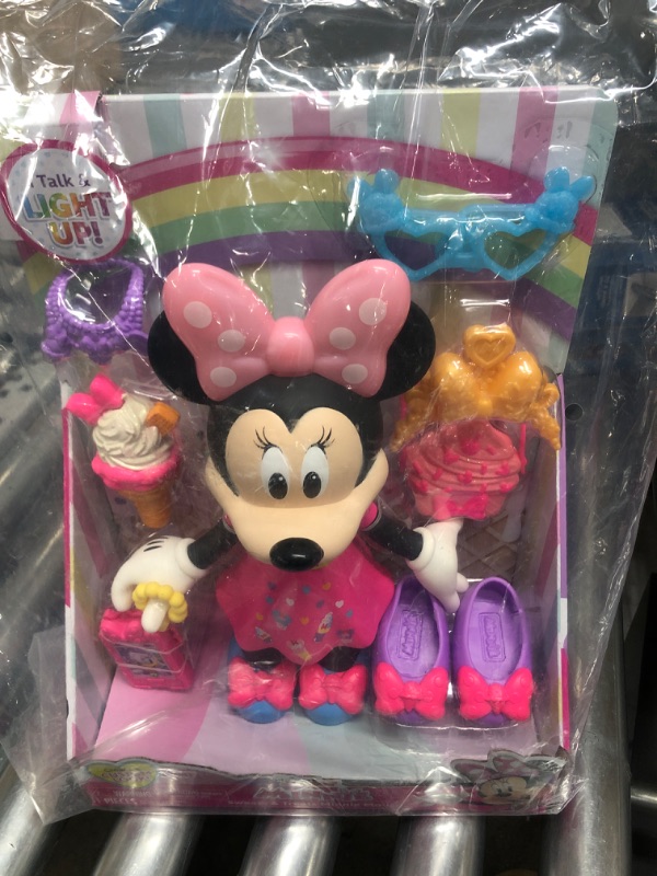 Photo 2 of Disney Junior Sweets & Treats Minnie Mouse, Interactive 10-Inch Doll with Lights, Sounds, and Accessories, by Just Play Sweets & Treats Doll Mouse