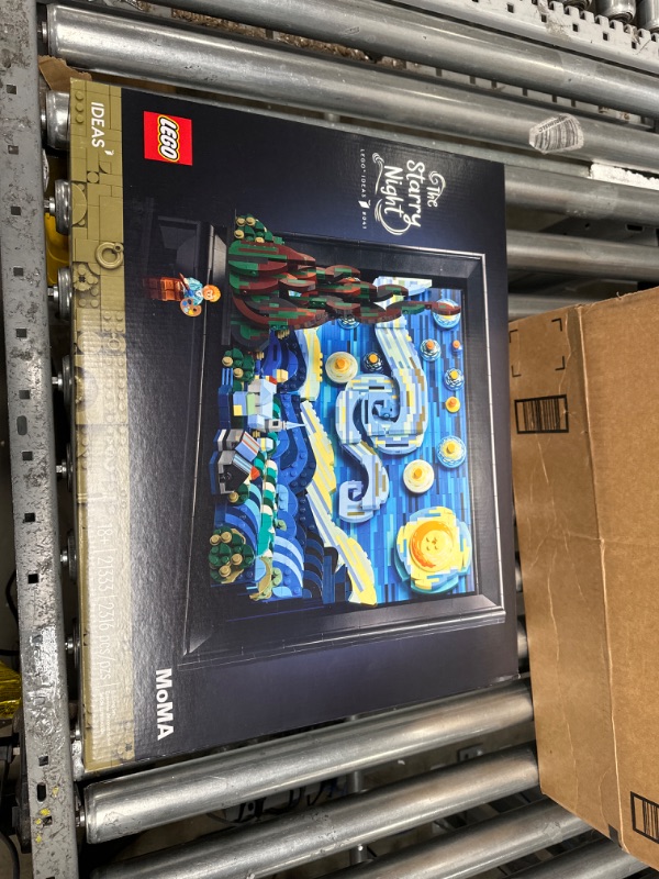 Photo 2 of **NOTES** LEGO Ideas Vincent Van Gogh - The Starry Night 21333 Building Set for Adults (2316 Pieces) Standard Packaging