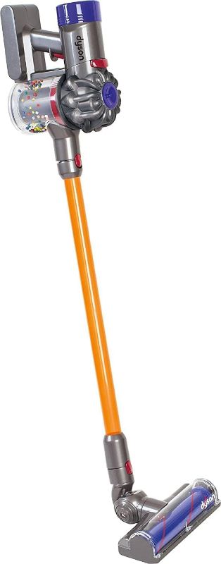 Photo 1 of Casdon Little Helper Dyson Cord-Free Vacuum Cleaner Toy, Grey, Orang