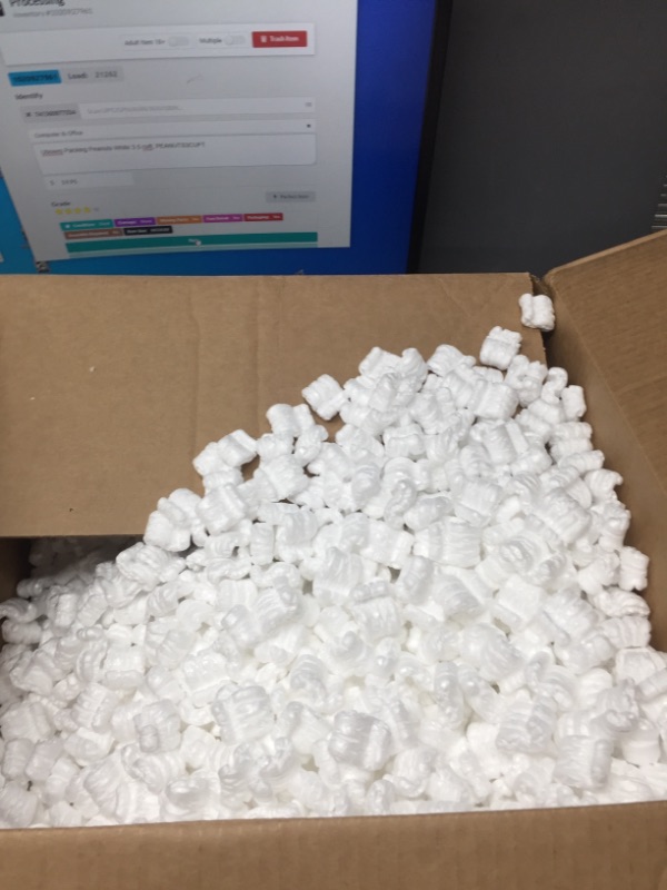 Photo 2 of Uboxes Packing Peanuts White 3.5 cuft, PEANUTS3CUFT