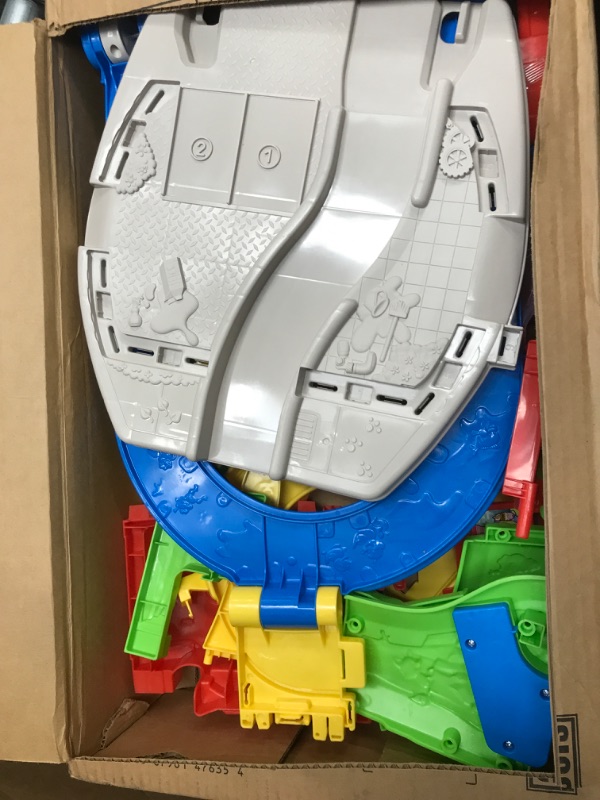 Photo 1 of Fisher-Price Little People Toddler Race Track Playset Sit ‘N Stand Skyway, 34+ Inches Tall, 2 Toy Cars For Ages 18+ Months [Amazon Exclusive] SIOC/FFP