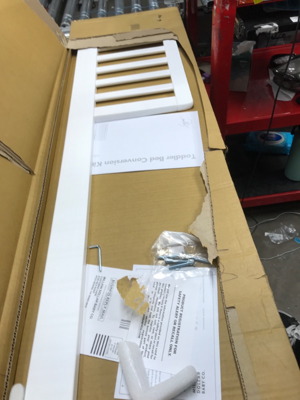 Photo 1 of DaVinci Toddler Bed Conversion Kit (M3099) in White Finish